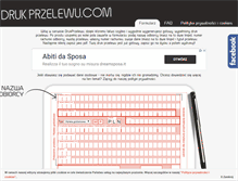 Tablet Screenshot of drukprzelewu.com